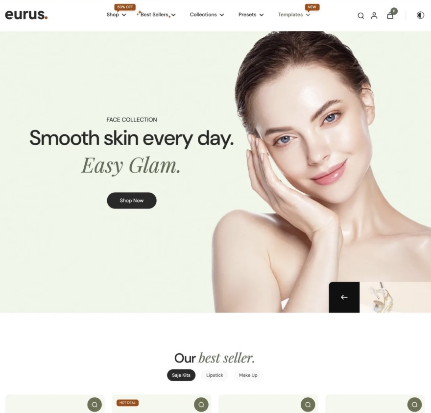 creation site ecommerce shopify