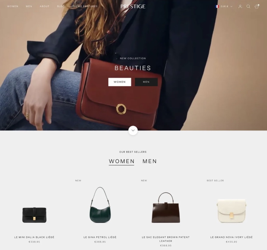 creation webshop shopify